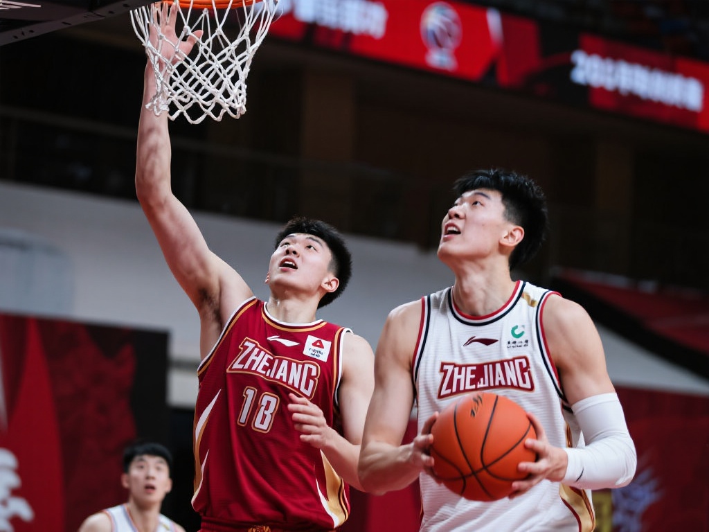 青岛对阵浙江:杨瀚森迎战余嘉豪,吴前与王睿泽联袂出战 以近期比赛为例,杨瀚森在对阵强敌时展现了