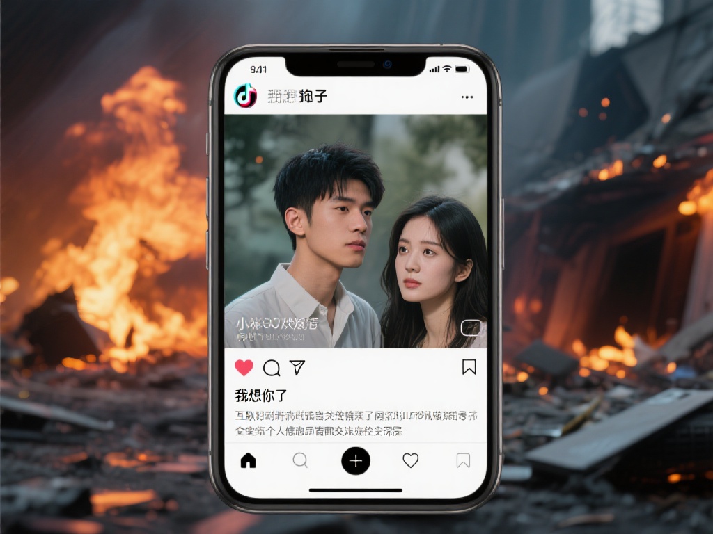 在网络时代，情感的表达往往通过社交平台传