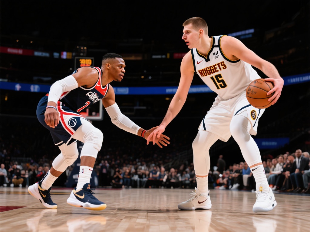 篮球是一项团队运动，威少与约基奇的合作正